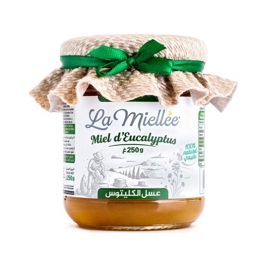 Pot de miel d'eucalyptus La Miellée, 250 g