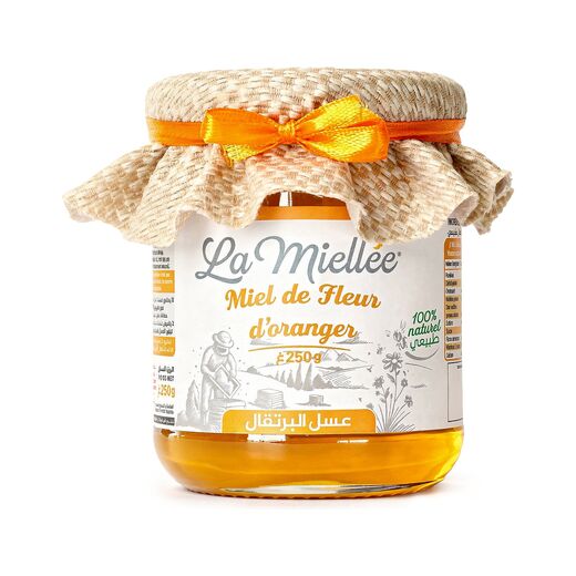 Pot de miel de fleur d'oranger La Miellée, 250 g