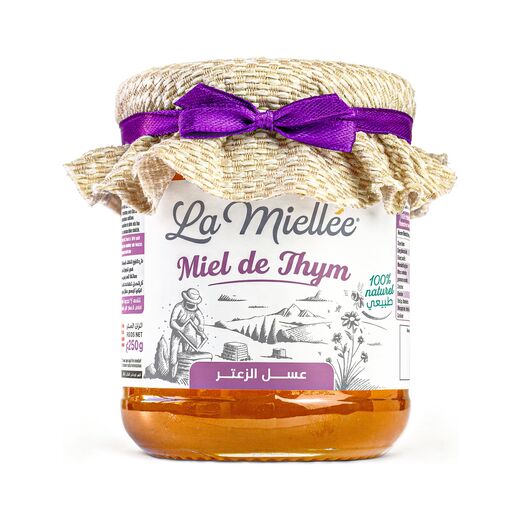 Pot de miel de thym La Miellée, 250 g